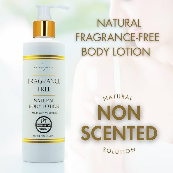 Fragrance-Free Natural Body Lotion with Deep Hydration & Soothing Relief – 8 oz