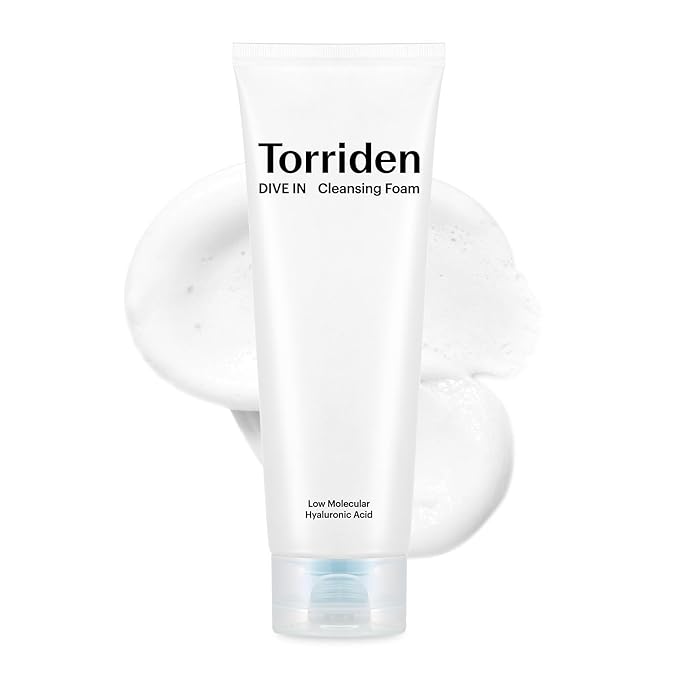 Torriden DIVE IN Cleansing Foam Face Wash 150ml (5.07 fl.oz.) | Hydrating Daily Facial Cleanser for All and Sensitive Skin | Hyaluronic Acid, Panthenol, Allantoin