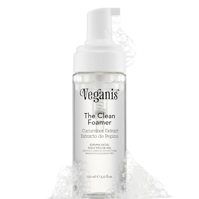 Foaming Face Wash With Cucumber Extract — Natural Facial Cleanser for Oily Skin, Hydrating Vegan Formula, Paraben-Free, 5 Fl Oz