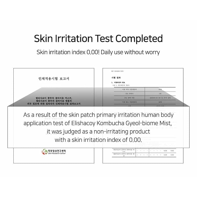 Elishacoy | Kombucha Gyeol-Biome Mist 100 ml / 3.38 fl oz – Hydrating Face Mist with 506-Hour Fermented Kombucha, Vegan Cooling & Moisture Spray for All Skin Types