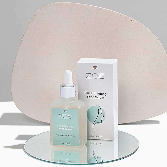 ZOE Organic Vitamin C Face Serum – Hydrating Serum for Sensitive & Dry Skin – 10+ Botanical Antioxidants & Botanical Lipids – Brightening, Smoothing, Vegan & Cruelty-Free & Fragrance Free