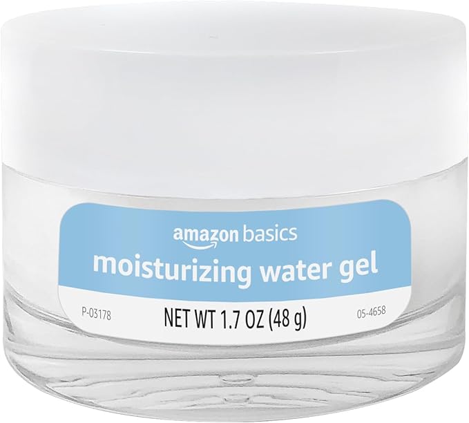 Amazon Basics Moisturizing Water Gel with Hyaluronic Acid, Refreshing, 1.7 Ounces, 1-Pack