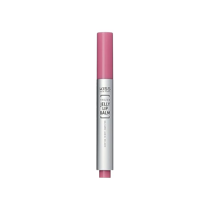 KISS NEW YORK Frozen Jelly Lip Balm Pen, High Shine Lip Gloss for Sheer Tint, Hydrating Melting Lipstick With Hyaluronic Acid, Cooling Effect With Menthol, Non-Sticky & Long Lasting (S.Trans Red)