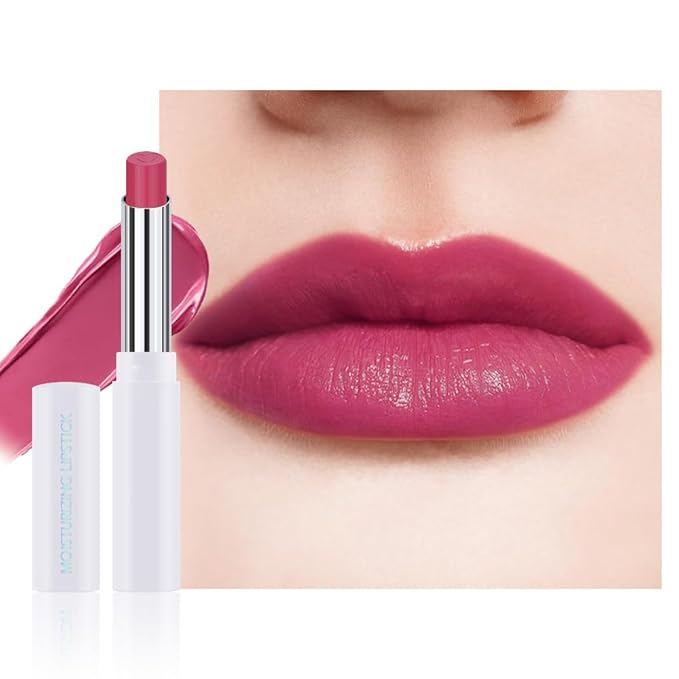 Deep Mauve Tinted Lip Balm, Hydrating Sheer Soft Matte Finish Lipstick for Women, Creamy Natural Color Lip Tint Balm Lightweight And Non-greasy Lip Glow Long Lasting Waterproof for Dry Lips 10#