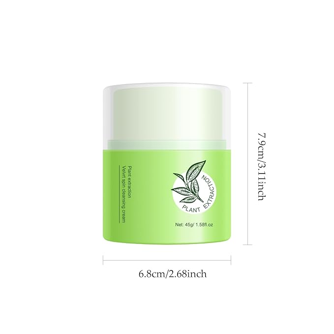 KYDA Gentle Grinding Cleansing Balm, One Step Makeup Cleansing Oil with Hyaluronic Acid, Non-Greasy Sorbet Texture, Nourishing Make Up Remover Balm, Vegan Skin Care for All Skin Types, 1.58 Fl Oz