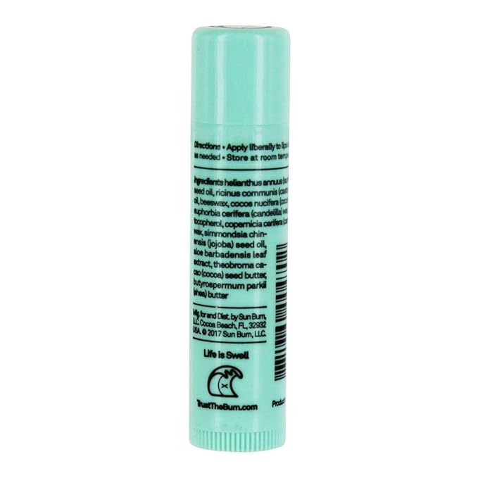 Sun Bum SPF 30 Mineral Sunscreen Lip Balm | Hawaii 104 Reef Act Compliant (Octinoxate & Oxybenzone Free) Broad Spectrum Natural Lip Care with UVA/UVB Protection | .15 oz