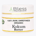 Organic Raw Kokum Butter 100% Pure,Natural & Unrefined| Skin Moisturizer For Face, Body & Hair| 8 OZ/230 GM Ivory / White Grade A | DIY Creams, Balms, Lotions, Soaps| Moisturizes Dry Skin