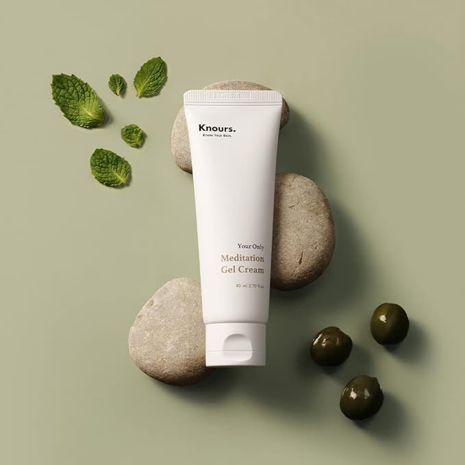 Light Weight Water Based Gel Moisturizer, Vegan Peppermint Squalane & Ceramide NP Hydrating Soothing Cooling (80ml 2.7 fl oz.)