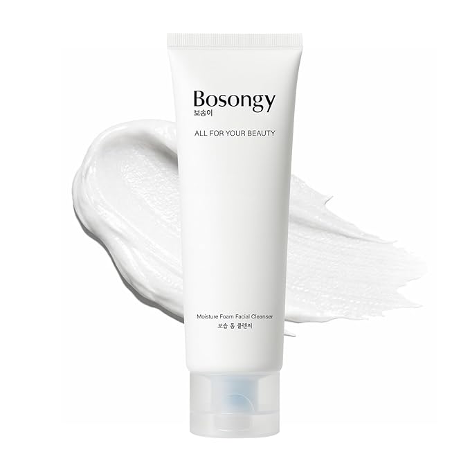 Cleansing Foam Amino Acid Face Wash120ml(4.05fl.oz) Gentle Korean Skincare Cleanser with Ceramide,pH-Balanced for Sensitive Skin, Removes Sunscreen &Light Makeup, Hydrating&Skin Revitalizing.