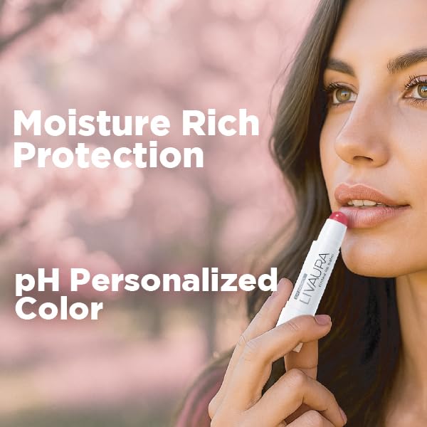Tinted Lip Balm pH Activated Colored LipBalm, Hydrate, Glossy, Lightweight, Moisturize & Tint with Shea Butter, tinted lip balm for women, Premium Quality, Made in the USA (Nude Rose)
