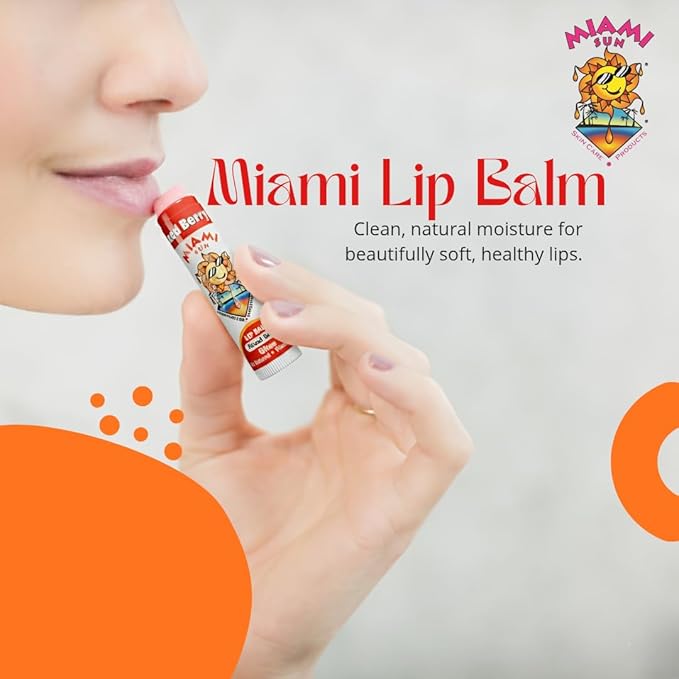 Mixed Berry Flavor Lip Balm, 100% Natural with Ghee, Avocado Oil, Organic Coconut Oil, Non-Toxic, Best for Dry, Chapped Lips - Moisturizing, Healing, Chemical-Free (2 pcs)