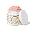 LALICIOUS Birthday Cake Extraordinary Whipped Sugar Scrub - Pink Shimmer Body & Foot Scrub, Exfoliating & Moisturizing Skin Care with Coconut Oil & Honey, No Parabens (16oz)