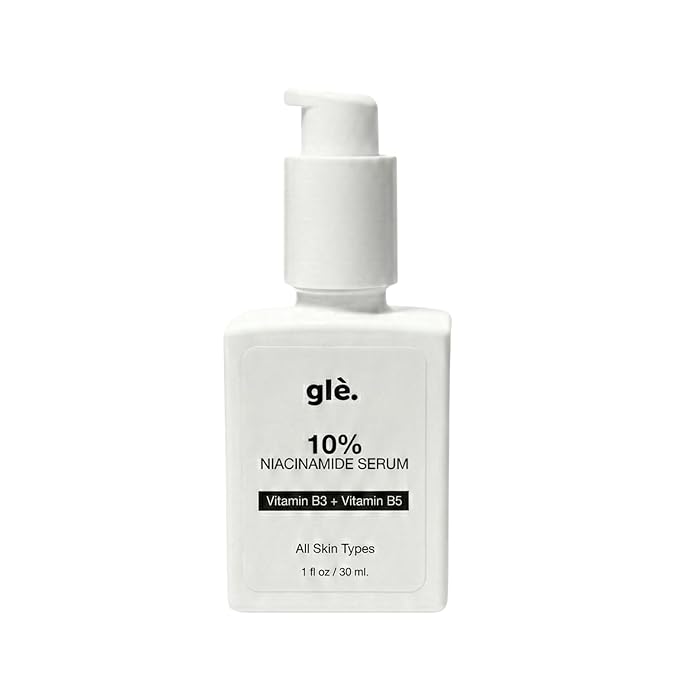 Gle Skin 10% Niacinamide Facial Serum with Vitamin B5 – Advanced Pore Minimizer & Skin Texture Refiner – Brightening Face Serum for Uneven Tone, Oil Control & Hydrating Barrier Support – 1 fl oz