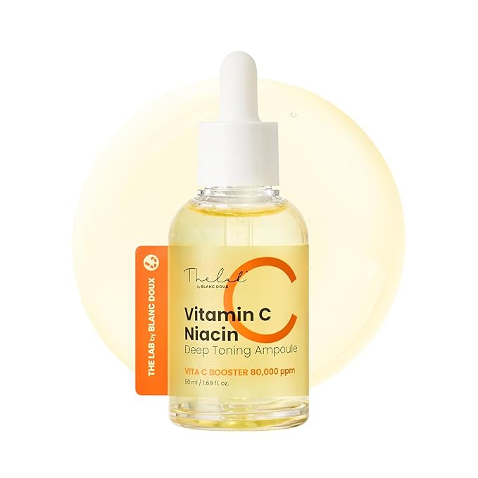 THE LAB by BLANC DOUX Vitamin C Skin Care Serum with Niacin - Lightweight Brightening & Toning Vitamin C Serum for Face - Korean Skin Care Serum - Vitamin Serum - Skin Serum