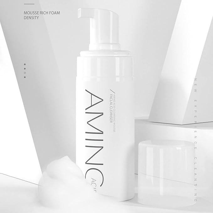 Generic Amino Acid Facial Cleansing Mousse, Gentle Hydrating Cleanser Foaming Face Wash, Mild And Non-irritating 150ml