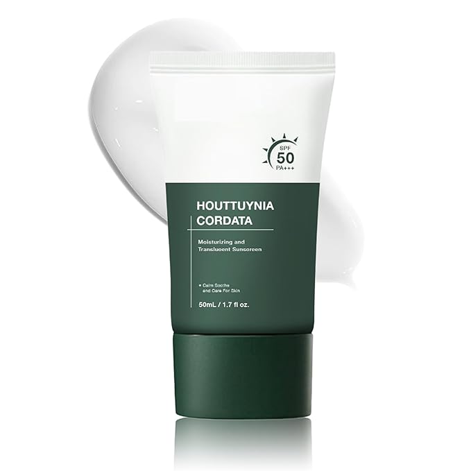 Silky Moisture Sunscreen SPF 50+ for Face - Lightweight Korean Sun Cream, Broad Spectrum Moisturizing Formula, No White Cast & Natural Finish Vegan, 1.69 fl. oz (1)
