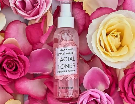 2 -Pack Trader Joe's Rose Water Facial Toner Hydrate and Refresh - 2 Pack