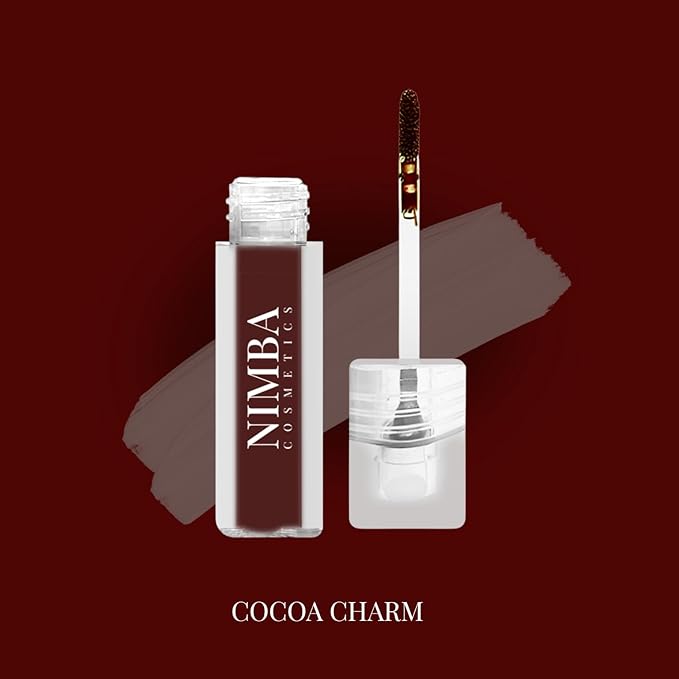 NIMBA Lip Butter - Alcohol-Free, Non-Sticky and Intense Hydration (Cocoa Charm)