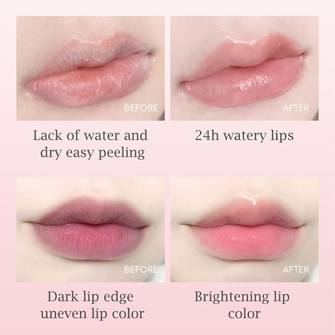 Nourishing Lip Balm Set for Dry & Chapped Lips, 6Pcs Ideal Lipstick Primer for Women, Deep Moisturization Fruit Chapstick, Vegan Tinted Lip Balm, Hydrating, Fall Winter Lip Care