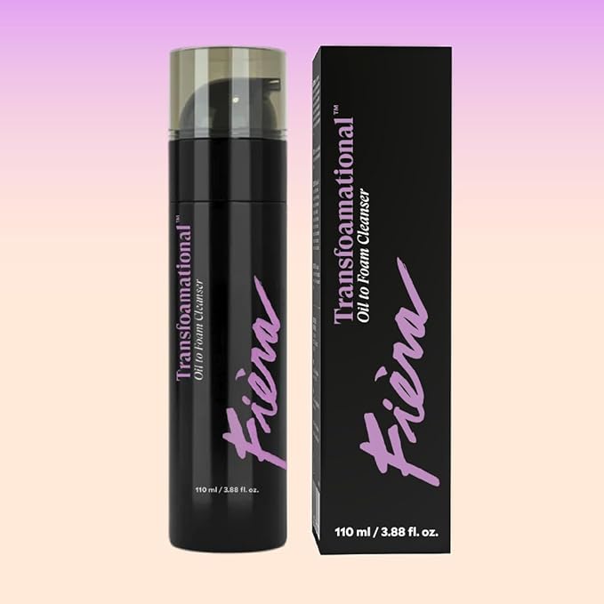 FIÈRA Oil to Foam Daily Facial Cleanser – Truffle Oil Complex, Fermented Plant Oils & Glycerin, Moisturizing and Nourishing, Soap-Free, Cruelty-Free, All Skin Types, 110ml 3.88 fl oz