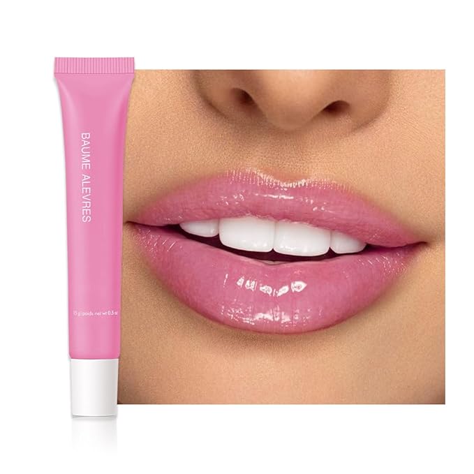 Butter Lip Balm – Ultra-Hydrating Lip Care with Shea Butter & Olive Oil, Soothes Dry Lips with Natural Tint & Gloss Effect, Lip Plumper Moisture & Light Lip Stain Finish #4 Pink Candy