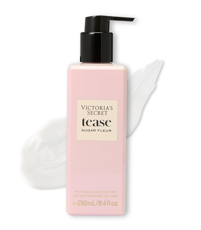 Victoria's Secret Tease Sugar Fleur Fragrance Lotion, Body Lotion for Women (8.4 oz)