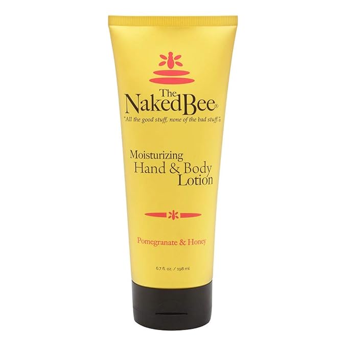 The Naked Bee Nourishing Body Lotion for All Skin Types (6.7 Fl oz) - Moisture Replenishing Lotion for Dry Skin with Pomegrante & Honey