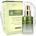 Azure Cosmetics Hemp & Collagen Nourishing Eye Serum - Moisturizing, Firming & Toning, Reduces Wrinkles, Fine Lines & Under Eye Bags, Restores Tired, Dehydrated Skin | Made in Korea - 30mL / 1 fl.oz.
