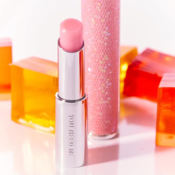 YNM Honey Lip Balm, Moisturizing Tinted Lip Balm, Sheer Color, Infused with Manuka Honey and Squalane, Hydrating, Korean Skincare, Natural Finish, LIGHT PINK, 0.1 Fl Oz