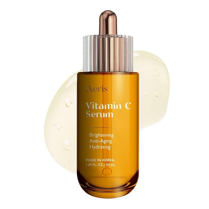 Aeris Vitamin C Face Serum – Hydrating & Revitalizing Formula For Dark Spots, Uneven Tone & Fine Lines – Dermatologist Tested, Anti-Aging, Korean Skin Care – Clean Beauty, Cruelty-Free – 1.69 Fl Oz