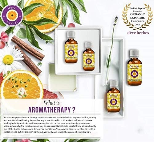 Deve Herbes Pure Caraway Essential Oil (Carum carvi) Steam Distilled 30ml (1 oz)