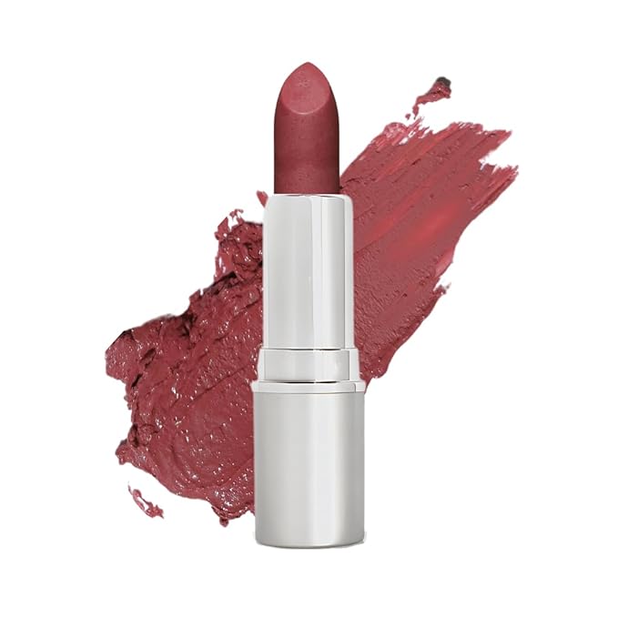 Honeybee Gardens Truly Natural Long Lasting Lipstick, Trinity, Rose/Mauve, Naturally Hydrating & Nourishing, Vegan, Gluten-Free & Cruelty-Free, 0.11 oz / 3g
