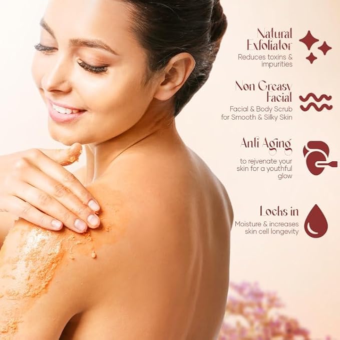 MYSTÉRE BEAUTÉ Himalayan Salt Body Scrub Twin Pack (12 oz x 2) - with Collagen, Rose Oil & Stem Cells - Exfoliating Scrub for Cellulite, Acne & Stretch Marks - Natural Skin Care Gift Set
