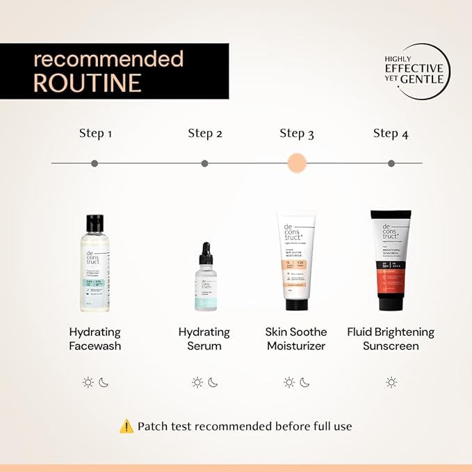 Deconstruct Skin Soothe Moisturizer | 1% Ceramides + 0.2% Bisabolol | Ceramide Barrier Repair | Soothing | For Very Dry to Combination Skin | Deep Moisturization & Hydration | 50 gm