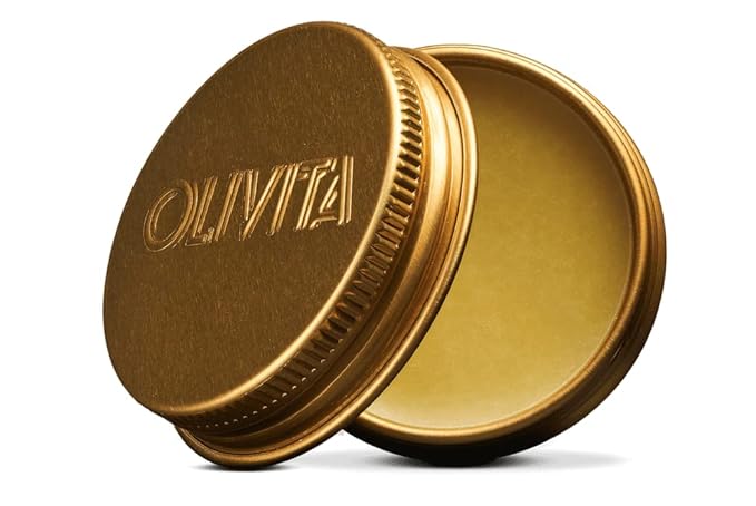 Olivita Natural Moisturising Lip Balm with Extra Virgin Olive Oil, Argan Oil, Shea Butter, Cocoa Butter and Beeswax - Organic Cosmetics - Natural Cosmetics