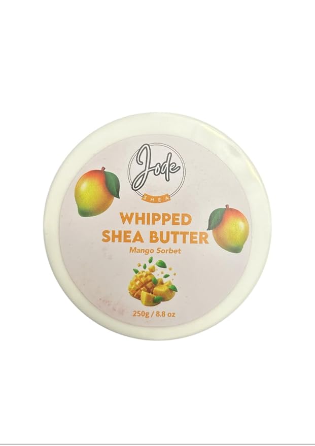 Whipped Mango Sorbet Body Butter, Natural Shea Butter, Long-Lasting Moisture, Fruity Fragrance, 250g/8.8 oz