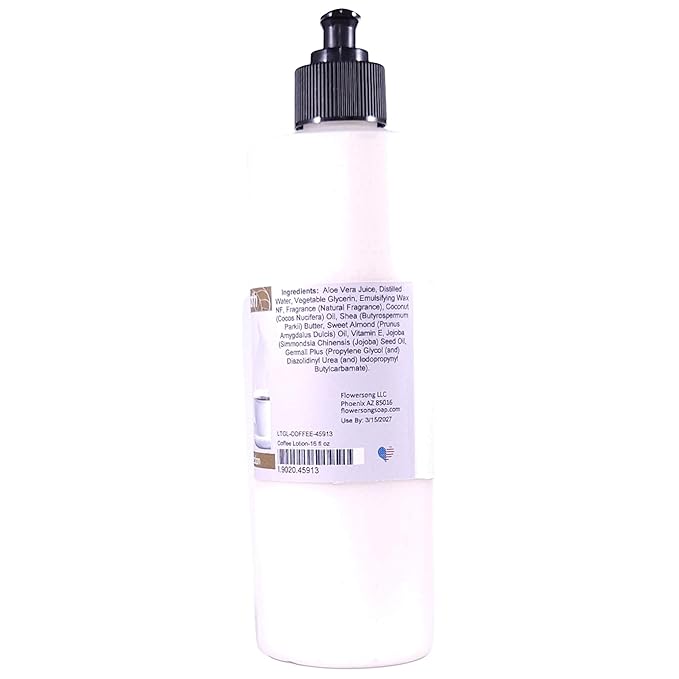 Blossom to Bath Coffee Lotion (16 ounce) - Natural Fragrance - Absorbs Quickly with a Rich Coffee-inspired Scent