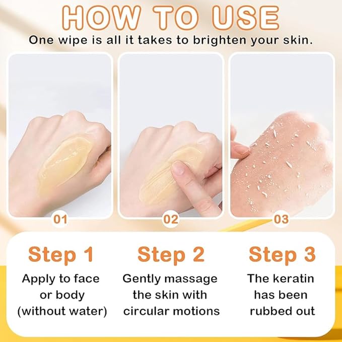 Natural Turmeric & Vitamin C Exfoliating Gel 5.3oz, Gentle Face Scrub for Dull & Dry Skin, Removes Dead Skin