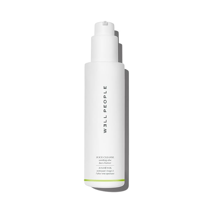 Well People Juice Cleanse Soothing Aloe Face Cleanser, Nourishing Gel-based Cleanser For All Skin Types, Softens & Hydrates Skin, Vegan & Cruelty-free