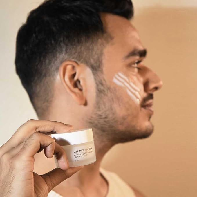 Gel Moisturiser Aloe & Hyaluronic – Lightweight Hydration for Normal to Oily Skin | Vegan, No Toxins, No Fragrance