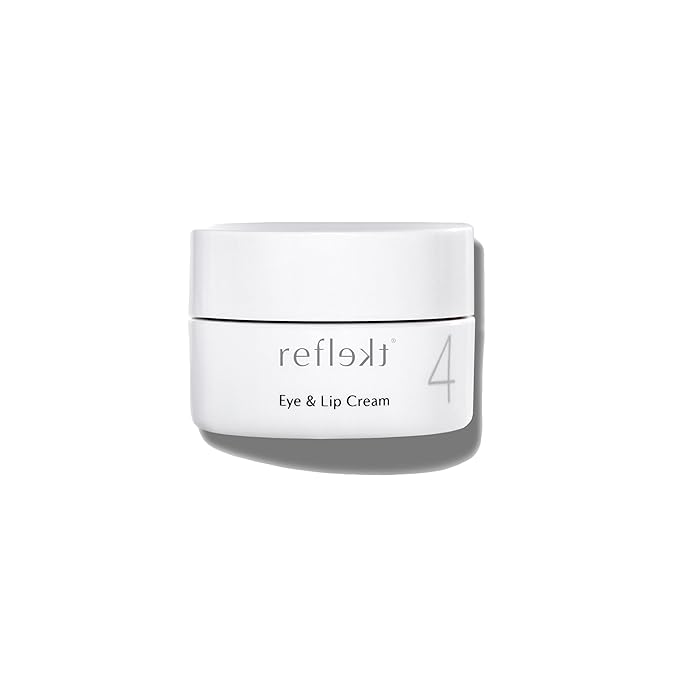 REFLEKT 4 – Eye & Lip Squalane Smoothing Treatment – Avocado Polyphenols, Vitamin C, Microcirculation Enhancer, Under-Eye Depuff Hydration. Clean, Vegan, Cruelty-Free, Fragrance & Paraben-Free Formula