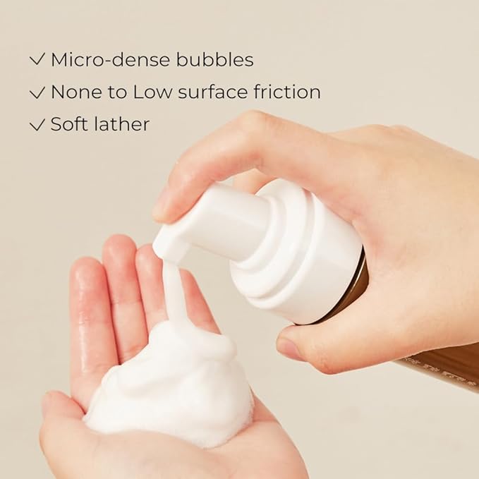 Fraijour Artemisia Bubble Facial Foam – Korean Instant Foaming Face Cleanser for Dry & Sensitive Skin, Hydrating & Gentle Daily Wash, pH Balanced with Plant Extracts, Touchless Dispensing, 7.05 oz.