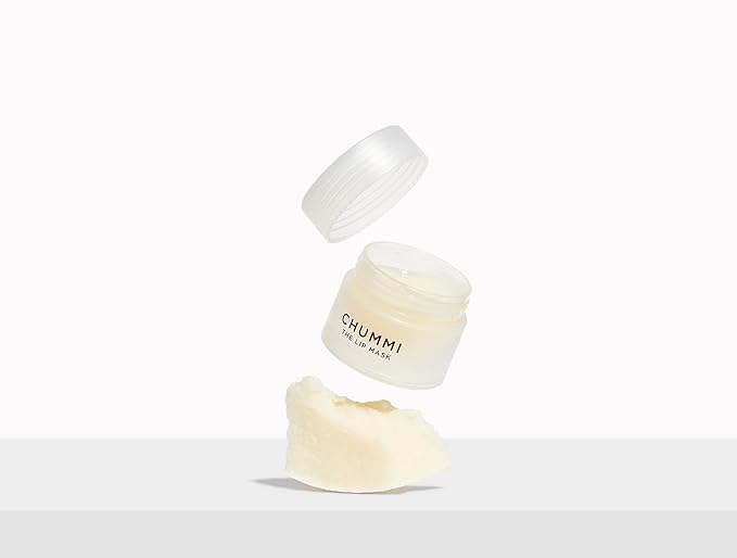 CHUMMI LIP MASK - skincare for your lips - Luxurious overnight lip treatment in coconut, berry, and vanilla, blended with lip-softening plant butters and exfoliating berry extracts. (20g, Coconut)