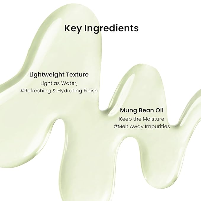 beplain Mung Bean Cleansing Oil(6.76fl.oz/200ml)| Fragrance-Free | Non-Comedogenic Tested| Makeup Blackhead Remover & Deep Pore Cleanser | Double Cleansing Korean Skincare (cleansing)