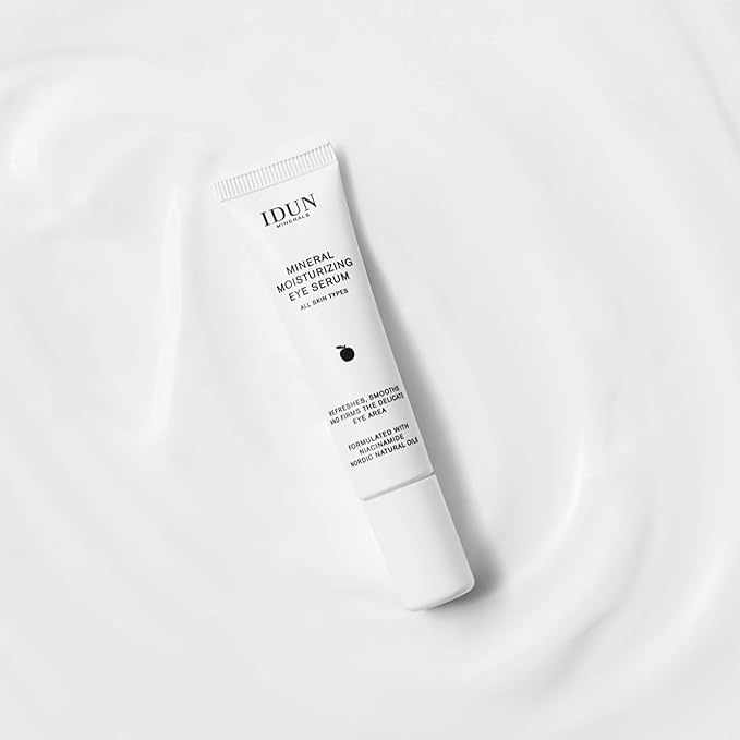 IDUN Minerals Moisturizing Eye Serum - For A Refreshing, Smoothing And Firming Effect - Softening Creamy Eye Serum - Smooth Supple Skin - For Delicate Area Around The Eyes - 0.5 Oz, (I0108552)