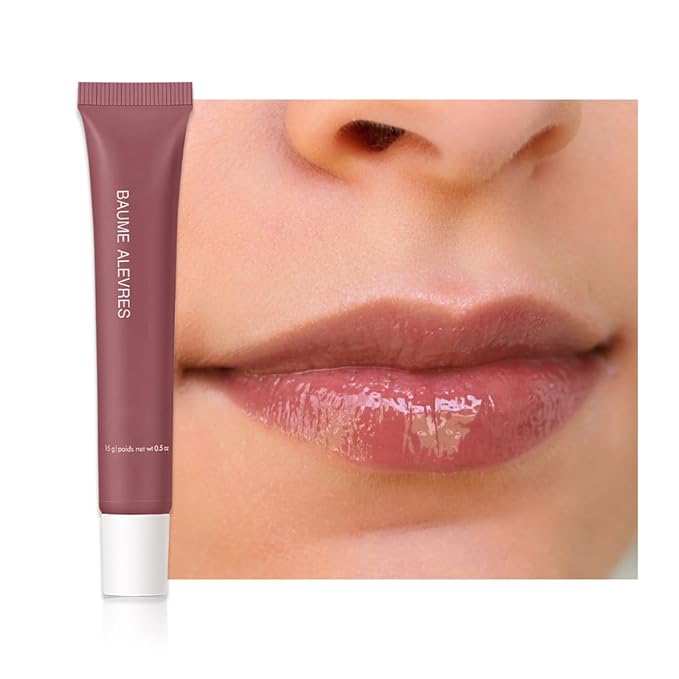 Butter Lip Balm – Ultra-Hydrating Lip Care with Shea Butter & Olive Oil, Soothes Dry Lips with Natural Tint & Gloss Effect,Lip Plumper Moisture & Light Lip Stain Finish #7 Cherry