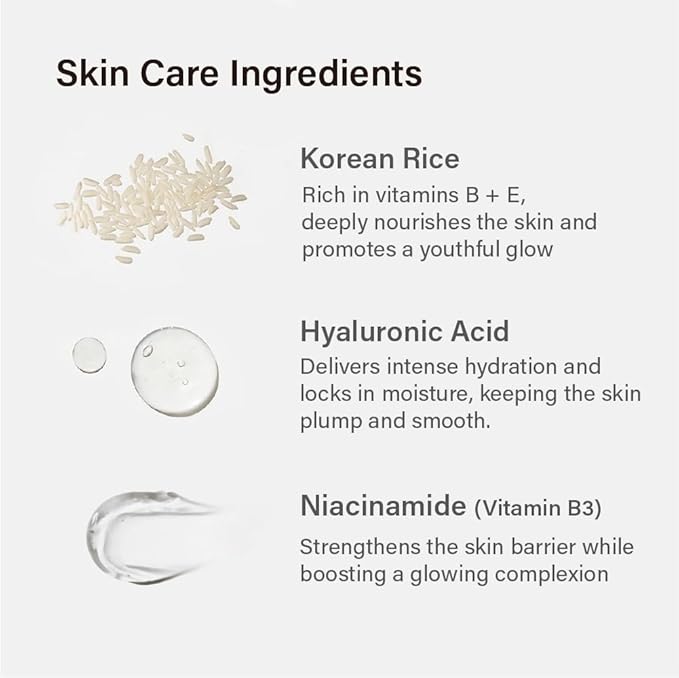 Melixir Airfit Invisible™ Sunscreen SPF 50, Broad Spectrum Korean Rice Sunscreen for Face, Hyaluronic Acid, Moisturizing Daily Protection for Sensitive Skin, No White Cast, Waterproof (1.7fl.oz./50ml)