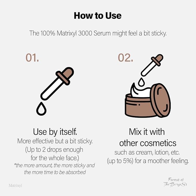 Matrixyl 3000 Serum 0.33 fl oz – Lightweight Peptide Facial Serum for Smoother-Looking Skin