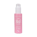 Bade Natural Tone-Correcting & Brightening Pink Mineral Sunscreen Milk SPF 50 – Broad Spectrum UVA/UVB Protection with Zinc Oxide, Calamine, Aloe Vera, Panthenol & Vitamin B3 – 1.0 fl oz