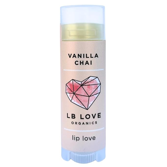 Lip Love | Organic Lip Balm | Organic beeswax and Plant Based | Natural Lip Balm (Vanilla Chai)